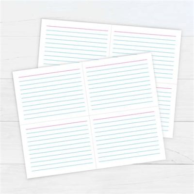 how to print multiple index cards on one page in word and why this skill might be useful for future-proofing your resume